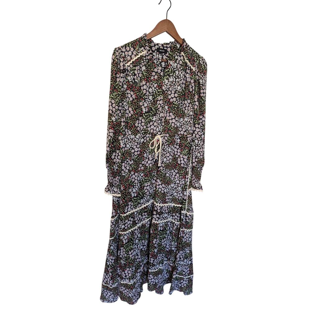 Me + Em Floral Tiered Cottage Maxi Dress